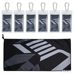 Serviette de sport en microfibre de qualité supérieure, impression personnalisée, sublimation, séchage rapide, douce, pour le football, la natation, durable, réutilisable - Product Image 1