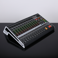 Console de mixage audio professionnelle SIVG MC-12, 12 canaux, 16 effets DSP, contrôleur DJ/console de mixage audio pour petits spectacles, diffusion en direct