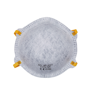 DM007-Masques faciaux jetables en forme de tasse <span class=keywords><strong>avec</strong></span> sangles de tête élastiques respirantes - Product Image 1