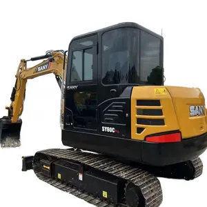 Efficient mini small Construction Equipment Sany SY60C used excavators have a lot of inventory for sany 60