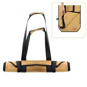 Firewood Storage <b>Bag</b> <b>Foldable</b> Rectangle Khaki Brown Military Green Outdoor Trip Use Compression Type Tote <b>Bag</b> - Product Image 4