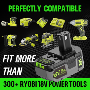 <span class=keywords><strong>Batterie</strong></span> rechargeable au lithium-ion 18V 7.0Ah de remplacement pour outils électriques <span class=keywords><strong>RYOBI</strong></span> - Haute capacité, qualité OEM d'usine avec sécurité - Product Image 6