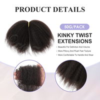 Originea – Offre Spéciale : Lots de Cheveux Humains 100% Naturels Afro Crépus Bouclés en Vrac, Emballage Personnalisé, Extensions de Cheveux pour Tresses au Crochet