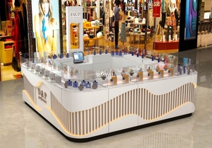Trung Quốc <span class=keywords><strong>kiosk</strong></span> cho nước hoa tùy chỉnh trung tâm mua sắm hiển thị đứng bán lẻ đồ nội thất <span class=keywords><strong>kiosk</strong></span> thiết kế - Product Image 6