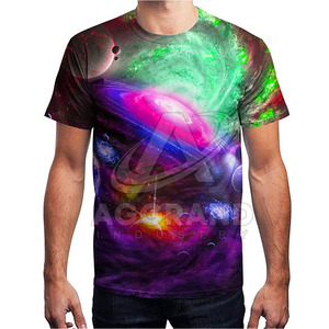 Recién llegado, Camiseta de algodón/poliéster con cuello redondo para hombre, Manga corta informal en el mejor material para camisetas de sublimación - Product Image 3
