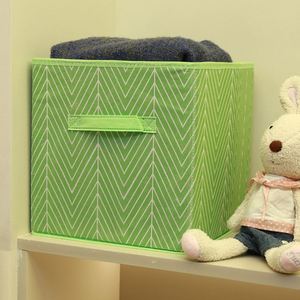 Custom Printed Kids Foldable Storage <b>Box</b> Fabric Toy Storage Cube with Handles - Product Image 5