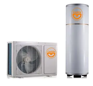 Sistem Pemanas untuk Rumah Baru Energi Pompa Panas Air Ke Air Inverter Warmepumpe Evi Pompa Panas Pemanas Air Tangki 200L