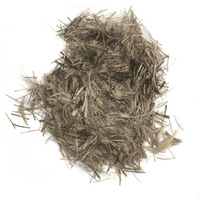Fibres de basalte d'usine 6mm-60mm brisées pour le renforcement du béton Fibre de basalte haute résistance