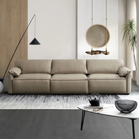 Canapé-lit électrique avec design minimaliste de style italien à double usage pour petit appartement salon moderne multifonctionnel