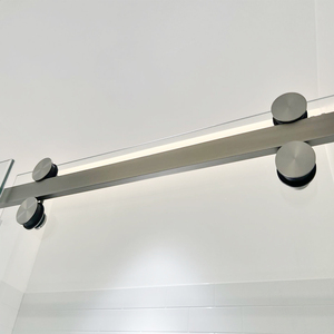 <span class=keywords><strong>Cabine</strong></span> <span class=keywords><strong>de</strong></span> <span class=keywords><strong>douche</strong></span> FUSA avec panneau fixe et porte coulissante, <span class=keywords><strong>poignée</strong></span> en acier inoxydable, verre trempé <span class=keywords><strong>de</strong></span> 8 mm pour salle <span class=keywords><strong>de</strong></span> bain, maison, OEM ODM - Product Image 2