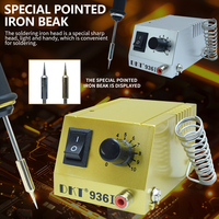 Estación de Soldadura Digital Portátil 9361, Kit de Soldadura de Precisión con Temperatura Ajustable para Ensamblaje de PCB y Reparación de Teléfonos