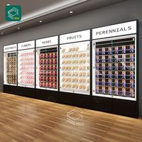 Présentoir en verre pour kiosque en verre trempé pour magasin de cigarettes