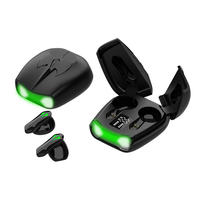 TWS Low Latency Factory M5 Auriculares estéreo inalámbricos de alta fidelidad con luz de respiración a prueba de agua Auriculares para juegos TWS de baja latencia