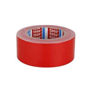 TESA - 04688-00046 Ruban en tissu enduit de polyéthylène standard-Rouge-EAN 4042448862143 RUBANS ADHESIFS TISSU TAPES - Product Image 1