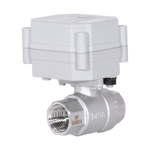 Vanne à boisseau sphérique électrique en acier inoxydable, ouverture à 6 points à 45 degrés, vanne de vidange bidirectionnelle pour le traitement de l'eau et de l'air - Product Image 2