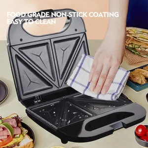 Automatische abnehmbare Antihaft beschichtung Press grill 750 Watt Waffeleisen 6-in-1 Toaster Sandwich Maker Grill