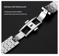 Upro 26mm Luxus 316L Edelstahl Uhrenarmband für AP Royal-oaak 15400 15500 41mm Massives Metall-Armband