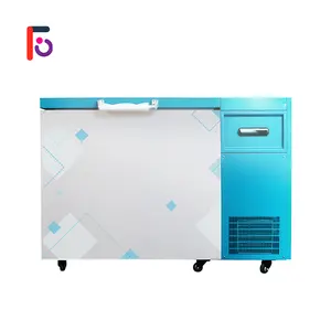 FEISHI lemari es restoran freezer terbuka atas digunakan horisontal untuk makanan kemasan beku