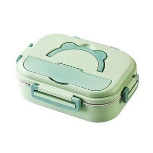 Hộp Ăn Trưa 2023 Thép Không Gỉ Cách Điện Lớn Container Thực Phẩm Cho Trẻ Em Người Lớn Nhựa Hộp Salad Với Súp Bát - Product Image 5