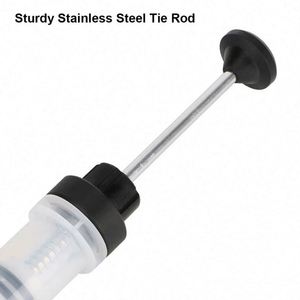 Bomba de jeringa para reparación de bicicletas, herramienta multifuncional para reparación de bicicletas, portátil, de gran capacidad, de plástico y aleación de aluminio - Product Image 6