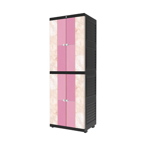 Discover the multifunctional Portable <b>Wardrobe</b> Long Door Cabinet, a sleek home <b>storage</b> <b>solution</b> designed to organize - Product Image 5