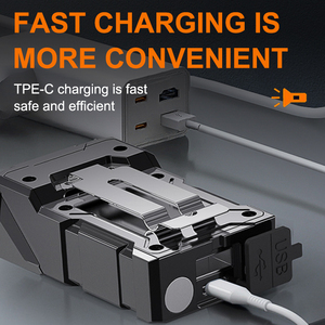 Đèn pin cầm tay LED COB đa chức năng, nhỏ gọn, có móc khóa và kẹp mũ bảo hiểm từ tính, sạc được - Product Image 5