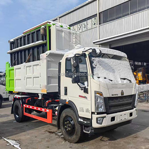 <span class=keywords><strong>Camion</strong></span> de collecte de déchets HOWO 4x2 4x4 avec conteneur amovible de 5m³, <span class=keywords><strong>camion</strong></span> de collecte de déchets de 8m³, <span class=keywords><strong>camion</strong></span> benne à ordures, <span class=keywords><strong>camion</strong></span> à benne basculante, <span class=keywords><strong>camion</strong></span> à benne à crochet - Product Image 5