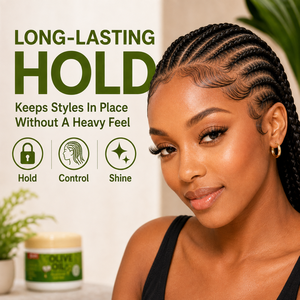 Cera per Capelli all'Olio d'Oliva per Trecce, Dreadlock e Bordi, Tenuta a Lunga Durata, Finitura Liscia, Senza Residui, Cera Modellante per Capelli - Product Image 3