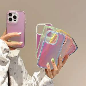 Nouvelle <span class=keywords><strong>coque</strong></span> de téléphone personnalisable 2-en-1 en TPU givré coloré antichoc pour Apple <span class=keywords><strong>iPhone</strong></span> <span class=keywords><strong>11</strong></span> 12 16 13 14 15 17 Pro Max 17 Air 17E 16E - Product Image 6