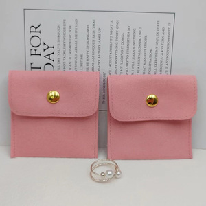 Sacchetto in Velluto Personalizzato per Gioielli e Bracciali, Borsa a Busta con Bottone a Pressione, Confezione Personalizzata Multi-Misura - Product Image 1