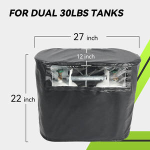 Cubierta de tanque de propano de vinilo RV, negro para Camper 20LB, tanques de 30 <span class=keywords><strong>LB</strong></span>, piezas y accesorios de RV - Product Image 4