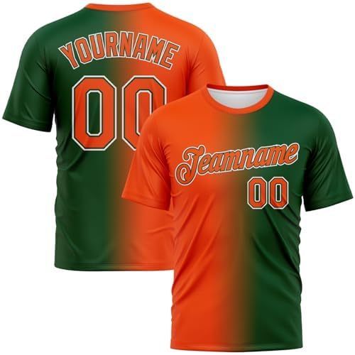 Style dégradé - Vert Orange Blanc