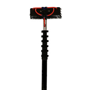 Perche télescopique <span class=keywords><strong>de</strong></span> 5 à 24 pieds, <span class=keywords><strong>l</strong></span>égère et robuste, construction en <span class=keywords><strong>aluminium</strong></span>, embout métallique multi-usages à visser pour le <span class=keywords><strong>nettoyage</strong></span> des fenêtres - Product Image 3