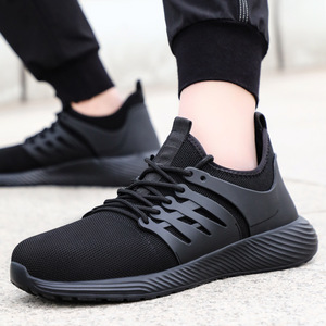 Chaussures de course en maille pour hommes et femmes, chaussures de marche blanches, décontractées, sports de plein air, bon prix d'usine - Product Image 2