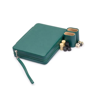 Bãi biển mini game Set cờ từ màu xanh lá cây thương hiệu sang trọng Thổ Nhĩ Kỳ backgammon Voyage Set - Product Image 3