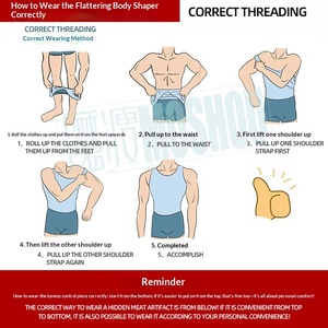 Nuova Canotta Modellante da <span class=keywords><strong>Uomo</strong></span> Senza Cuciture in Nylon Sottile, Contenitiva per Petto e Addome, Abbigliamento Intimo Sportivo - Product Image 5