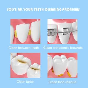 Cepillo Interdental Portátil, Cabezal de Hilo Dental, Herramienta de Limpieza Bucal, Mini Cepillo Interdental - Product Image 5