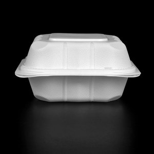 Nắp Đậy Có Bản Lề Nhiệt 5.5*5.5 Inch Hộp Đựng Thực Phẩm Hộp Đựng Đồ Togo Hộp & Thùng Đựng Đồ Thay Thế Bằng Bọt MFPP - Product Image 2