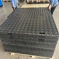 Tapis de protection de sol antidérapants ZSPE en HDPE pour machines lourdes et accès des véhicules de construction