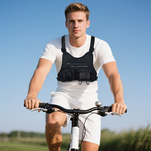 Oxford không thấm nước Túi ngực & vest cho thể thao ngoài trời thời trang thiết kế chiến thuật với điều chỉnh đóng cửa dây kéo - Product Image 4