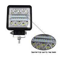 Co Light-lampe de travail LED, projecteur de voiture, carré ou rond, accessoires tout-terrain, Mini barre LED, 12V 24V