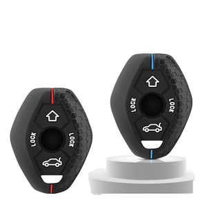 Cysocool 3 Button Car Key Cover For Ford With Keychain Lanyard, Soft Silicone Remote Key Shell - View #4