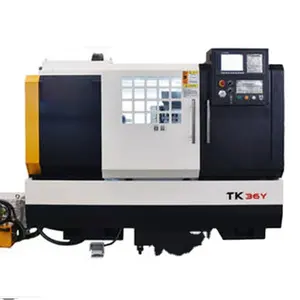 TK36S tornio CNC GSK macchina da taglio a filo di controllo tornio CNC a letto piatto pratico personalizza dimensioni piccole/medie dimensioni