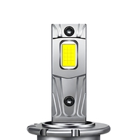 Phare LED haute puissance D2S 100W à double tube en cuivre, lampe au xénon, ampoule laser pour voiture, 12V, étanche, adaptable universellement