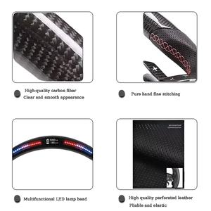 Con rivestimento in carbonio potenziato volante LCI per <span class=keywords><strong>BMW</strong></span> G20 G30 G80 G82 <span class=keywords><strong>G42</strong></span> M4 F82 M5 F90 M3 80 X5 F95 X6 F96 X3M F97 M8 F92 M340i - Product Image 5