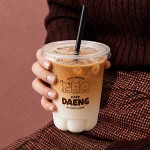 Customized Logo Printing U Shape 12 oz 14oz 16oz Smoothie Beverage <b>Cold</b> Drink Black Pet Disposable Plastic <b>Cups</b> With Lid Wedding - Product Image 1