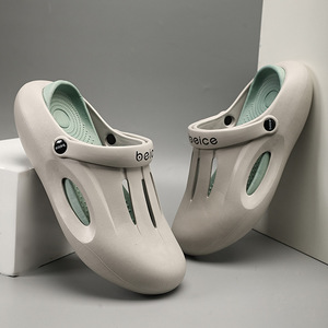 Women's <b>Clogs</b> White EVA Sole Non Slip Thick Heel Beach Sandals Size 35 45 - Product Image 4