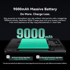 2025 mới Blackview Mega 2 máy tính bảng 12 inch 2K hiển thị 12GB 256GB <span class=keywords><strong>Android</strong></span> 15 Octa-core 9000mAh <span class=keywords><strong>widevine</strong></span> L1 Pad PC - Product Image 6