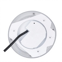 Kompakte 158mm IP68 LED-Schwimmbadbeleuchtung aus ABS+PC mit Fernbedienung, Farbwechsel, Wandmontage für Pool & Landschaft