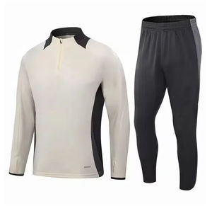 Nuovo Completo Tuta da Calcio per Club Asciugatura Rapida Traspirante Abbigliamento Sportivo da Uomo Tuta con Mezza Zip per Allenamento di Calcio - Product Image 3